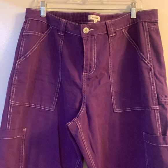 Garage Purple Cargo Pants - Picture 1 of 7